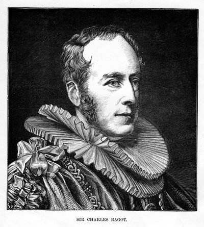 Sir Charles Bagot, engelsk diplomat, 1800-talet av Unbekannt