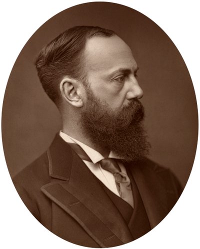 Sir Charles Wentworth Dilke, MP, understatssekreterare för utrikesfrågor, 1881 av Unbekannt