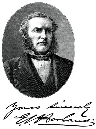 Sir Edward James Harland, brittisk skeppsbyggare, c1880 av Unbekannt