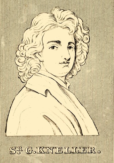 Herr. G. Kneller, 1646-1723, 1830. av Unbekannt