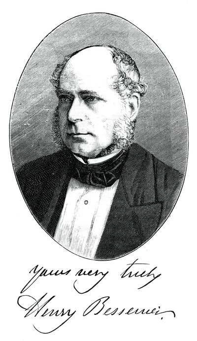 Sir Henry Bessemer, engelsk ingenjör, c1880 av Unbekannt