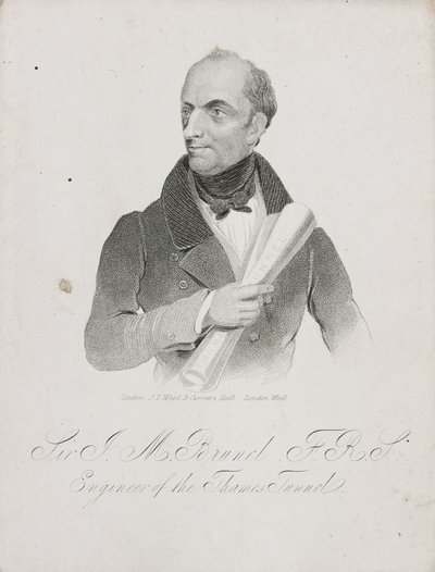 Sir Marc Isambard Brunel, franskfödd engelsk ingenjör och uppfinnare, ca 1810-talet av Unbekannt