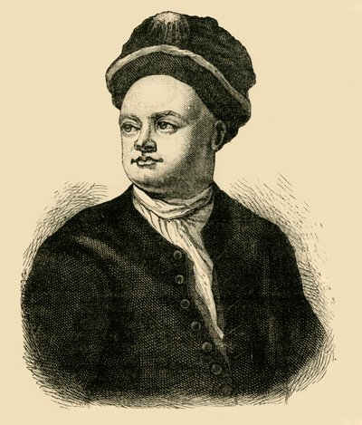 Sir Richard Steele, c1700, c1876. av Unbekannt
