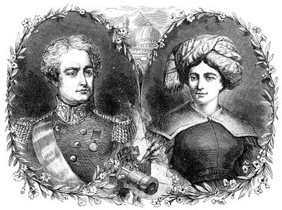 Sir Robert och Lady Sale, 1800-talet av Unbekannt