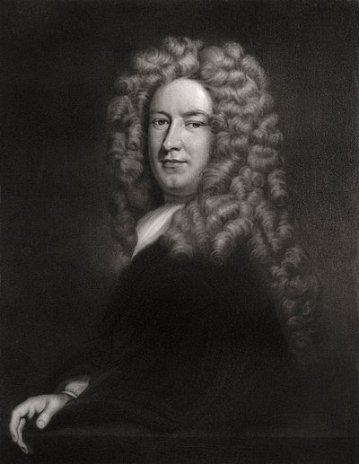 Sir Samuel Garth, engelsk läkare och poet c1705-1710 1906 av Unbekannt
