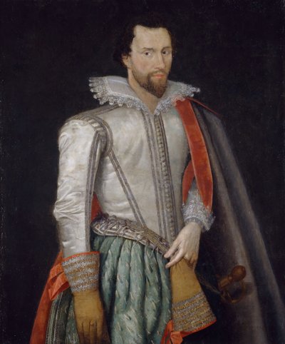 Sir Thomas Holte 1571-1654, 1:e baronet av Aston Hall, 1600-1625. av Unbekannt