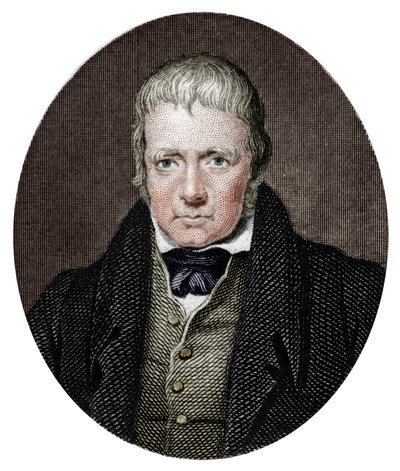 Sir Walter Scott, 1st Baronet, skotsk historisk romanförfattare och poet, 1877. av Unbekannt