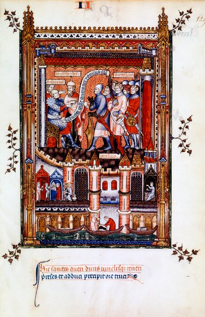 Sisinnius beordrar arresteringen av St Denis, 1317 av Unbekannt