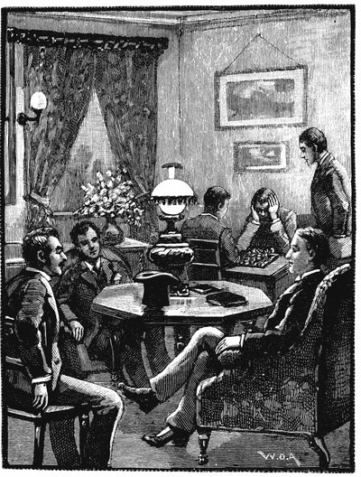 Vardagsrum på YMCA, Exeter Hall, London, 1887 av Unbekannt