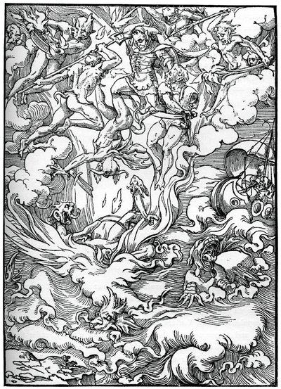 Skiss för The Last Judgment i Gerard dEuphrate, Paris, 1549, 1870 av Unbekannt