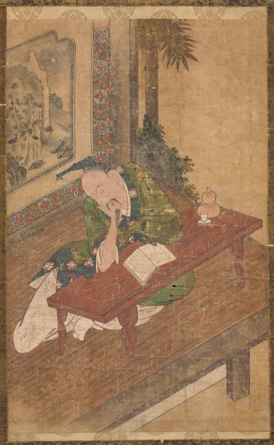 Sovande poet, 1700-tal. av Unbekannt