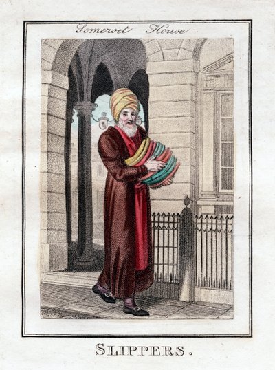 Tofflor, Somerset House, London, 1805 av Unbekannt