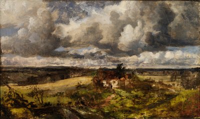Litet landskap, 1800-talet. av Unbekannt