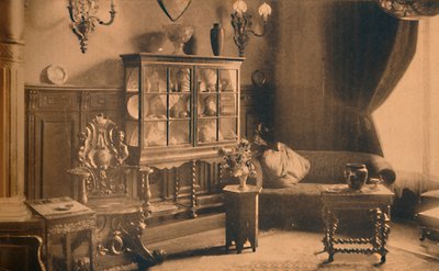Rökrum på den kubanska ambassaden i Bryssel, Belgien, 1927. av Unbekannt