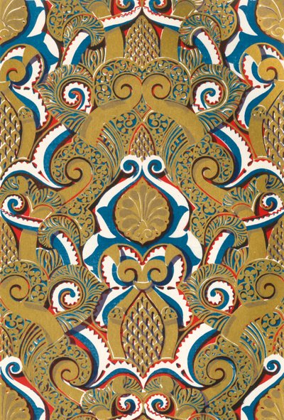 Soffit av stor båge vid ingången till Court of the Fishpond, 1907. av Unbekannt