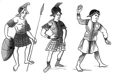 Soldaten, 14. Jahrhundert, 1849 von Unbekannt