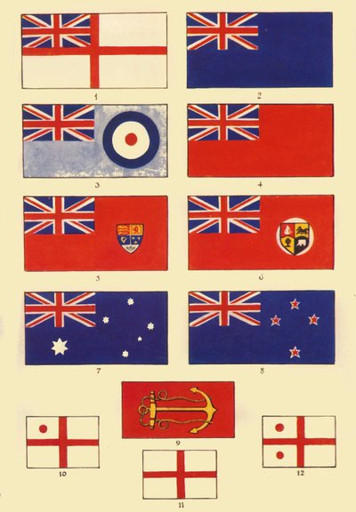 Några fänrikar från Storbritannien och samväldet, c1948. av Unbekannt