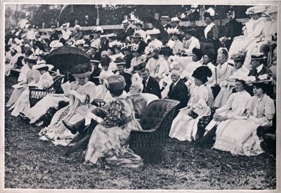 Några av åskådarna vid Guards Sports i Chelsea, 1906 av Unbekannt