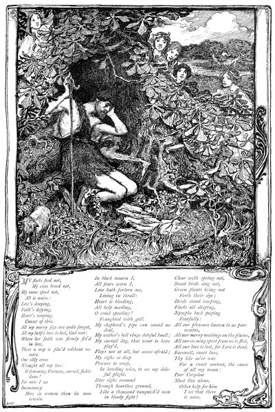 Sång från Shakespeares The Passionate Pilgrim, 1895 av Unbekannt