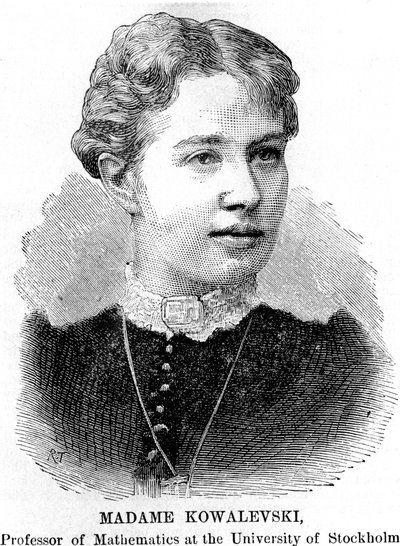 Sonia Sophie Kowalevski, rysk matematiker, 1888 av Unbekannt