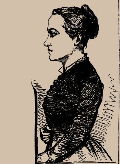 Sophia Perovskaya inför domstolen, 1881. av Unbekannt