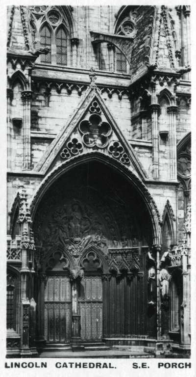 South East veranda, Lincoln Cathedral, c1920-talet av Unbekannt