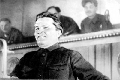 Sovjetpolitiker Sergei Kirov, kommunistpartiets 17:e kongress, Moskva, Sovjetunionen, 1934 av Unbekannt