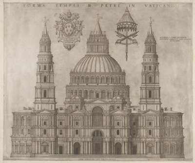 Mirror of Roman Magnificence: St. Peters, 1547. av Unbekannt