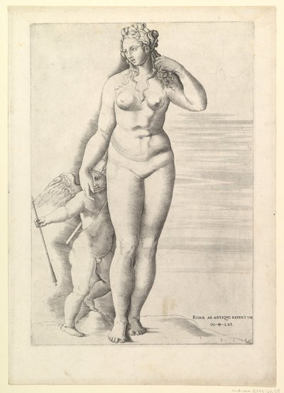 The Roman Mirror of Magnificence: Venus and Eros, 1561 av Unbekannt