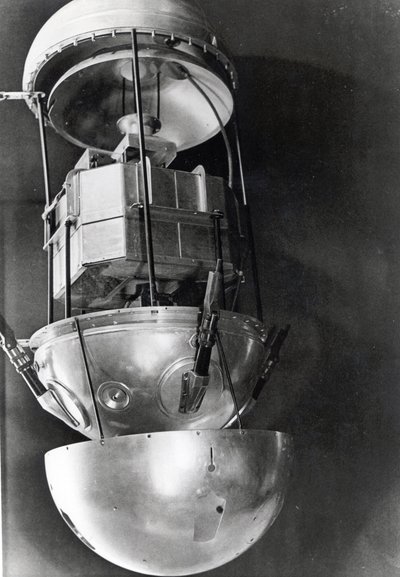 Sputnik 1, rysk satellit, 1957 av Unbekannt