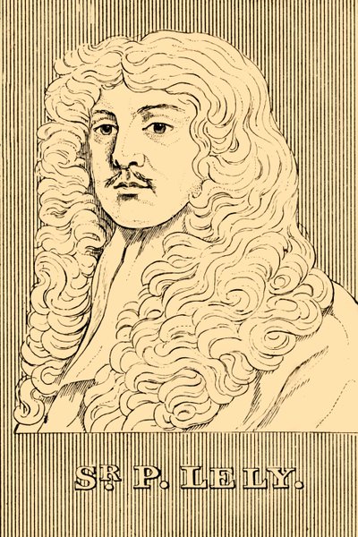 Sr. P. Lely, 1618-1680, 1830. av Unbekannt