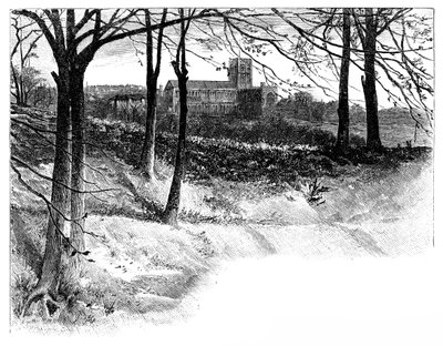 St Albans, från Verulam, 1800-talet av Unbekannt