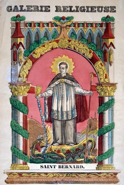 St Bernard av Clairvaux, 1800-talet av Unbekannt