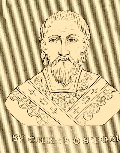 St. Chrysostomos, c349-407, 1830. av Unbekannt