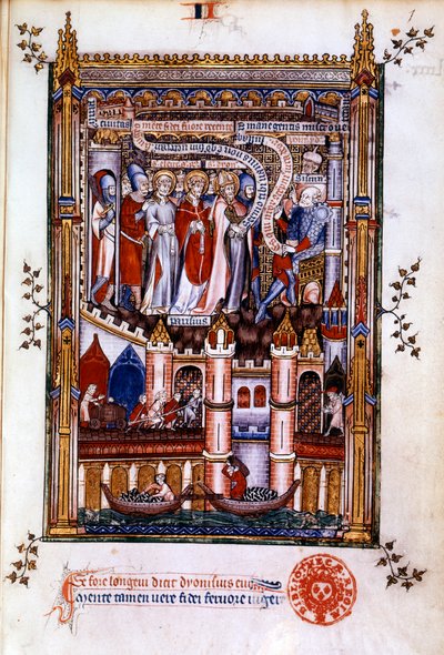 St Denis före Sisinnius, 1317 av Unbekannt