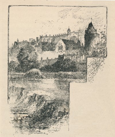 St. Georges kapell från floden, 1895 av Unbekannt