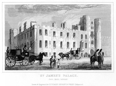 St James Palace, Pall Mall, Westminster, London. av Unbekannt