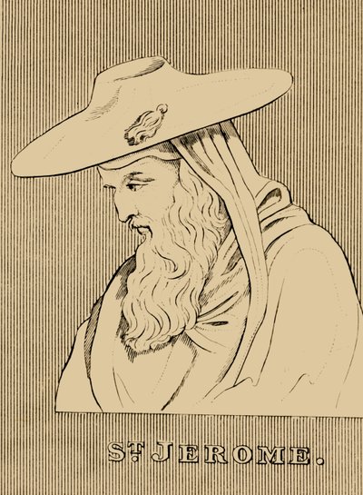 S:t Hieronymus, c347- 420, 1830. av Unbekannt