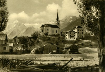 St Margarets Church, Kaprun, Österrike, c1935. av Unbekannt