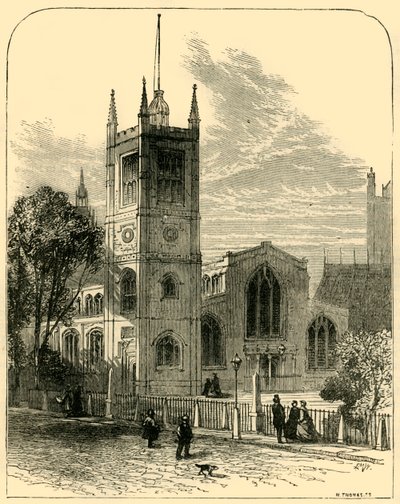 St. Margarets kyrka, från nordväst, 1881. av Unbekannt