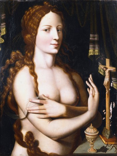 "St Mary Magdalena Repentant" av Unbekannt