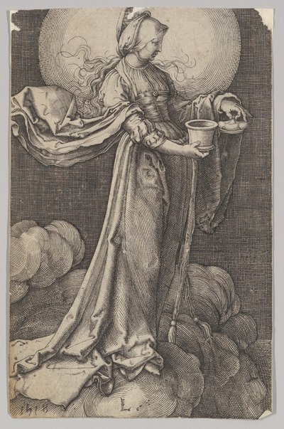S:ta Maria Magdalena på molnen omvänd kopia.n.d. av Unbekannt
