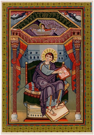 St Matteus, c800 e.Kr av Unbekannt