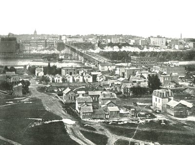 St Paul från väster, USA, 1895. av Unbekannt
