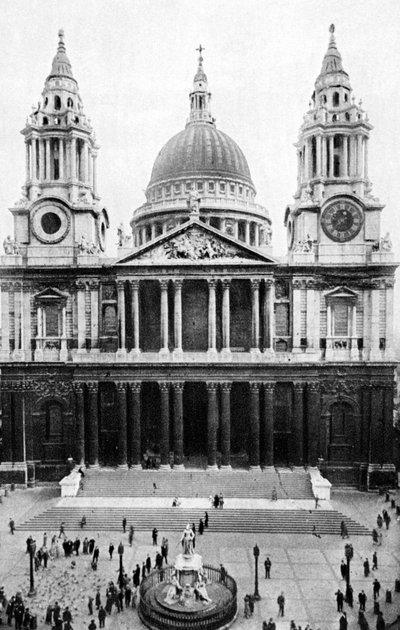 St Pauls Cathedral, London, tidigt 1900-tal av Unbekannt