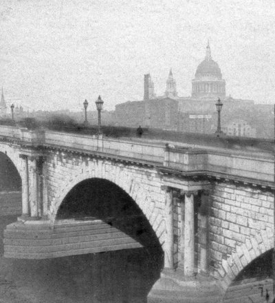 St Pauls Cathedral, London, sent 1800-tal av Unbekannt