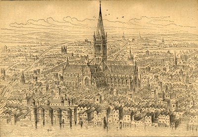 St. Pauls and the Neighborhood 1540, 1897. av Unbekannt