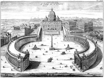 Peterskyrkan, Rom, 1702 av Unbekannt