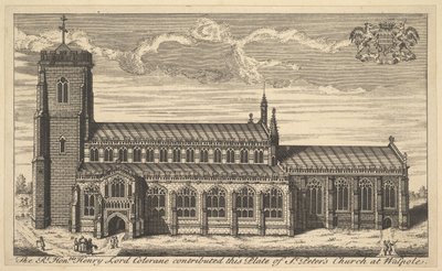 St. Peters Church i Walpole, 1700-talet. av Unbekannt