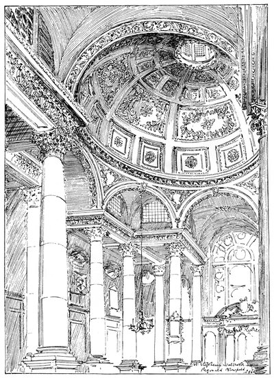 St Stephens Walbrook, 1899 av Unbekannt